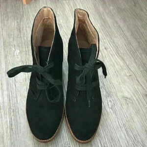 Caslon leather booties